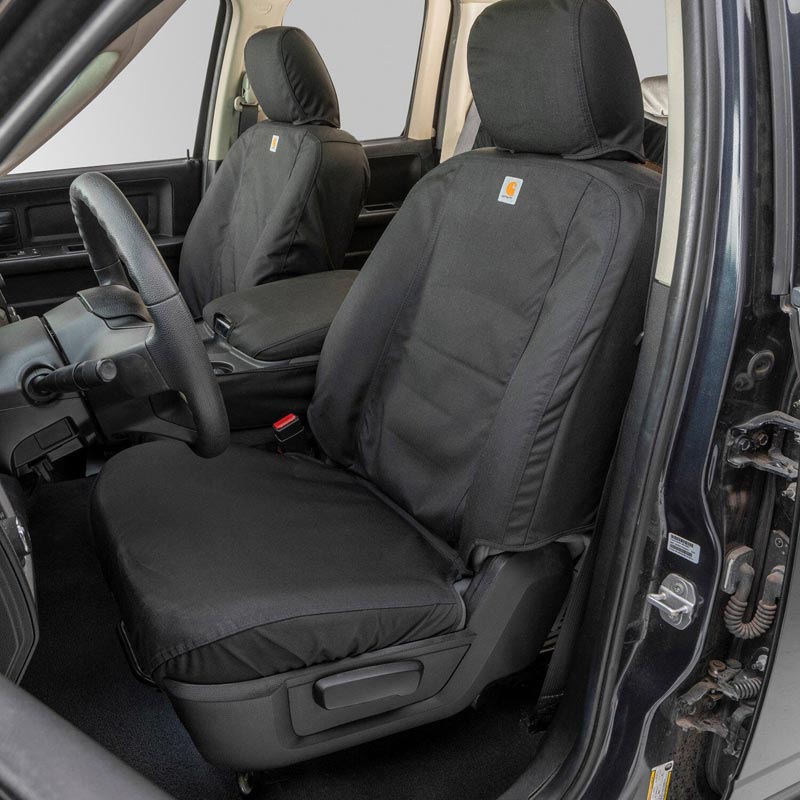 Covercraft SSC3457COBK Front Carhartt Black Super Dux SeatSaver - Ram 2500/3500/4500/5500 (2017-2022)