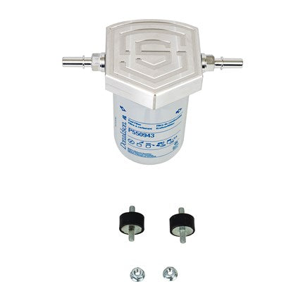 S&S Diesel Motorsport Gen2.1 CP4.2 Bypass Kit Billet Filter Head Upgrade with Filter - 2011-2025 Ford 6.7L Power Stroke (CP4-6.7F-BP-G2.1-FHU)