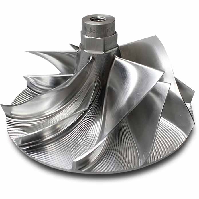 DieselSite WW38 Wicked Wheel 2 Billet Compressor Wheel - Ford F-250/F-350 7.3L Power Stroke, Stock GTP38/TP38 Turbo (1994-2003)