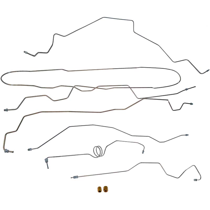 Dorman Stainless Steel Brake Line Kit — 1999-2000 Ford F-250 Super Duty/F-350 Super Duty (Extended Cab, 8' Bed, 2-Wheel ABS)