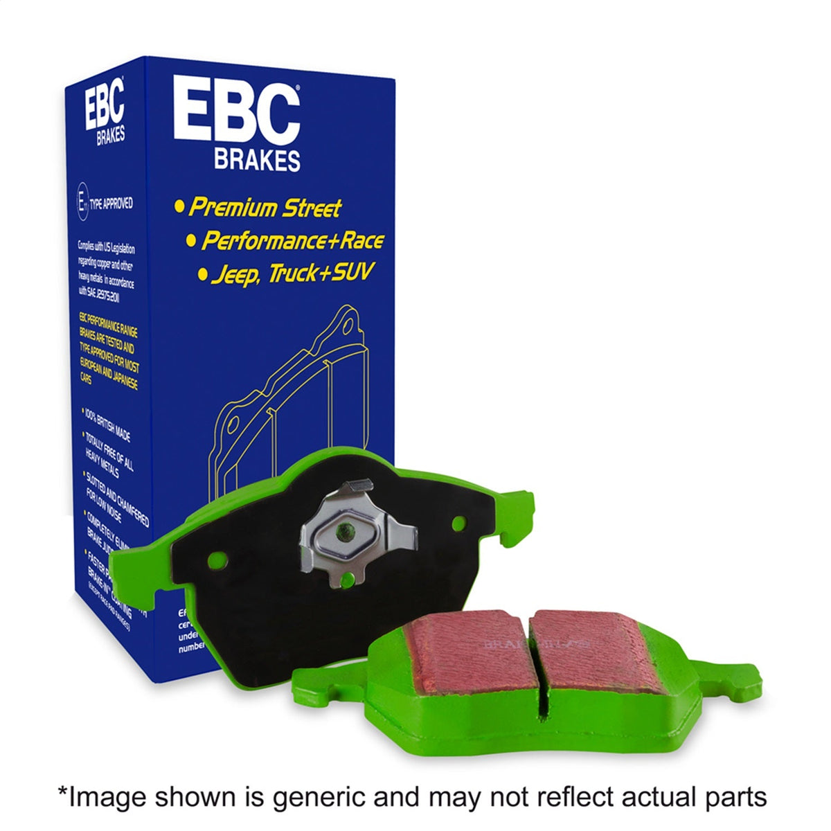 EBC Greenstuff Rear Brake Pads DP61891 - Ford F-150 (2012-2022)