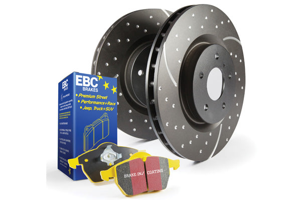 EBC Brakes S5 Front Brake Pad & Rotor Kit - Yellowstuff Pads / GD Rotors - Ford F-250 (1995-2000) / F-350 (1995-1997)