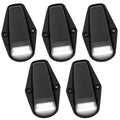 Recon Lighting Super Duty (5-Piece Set) Smoked Cab Roof Light Lens with White High-Power OLED Bar-Style LEDS - Complete Kit W — 1999-2016 Ford