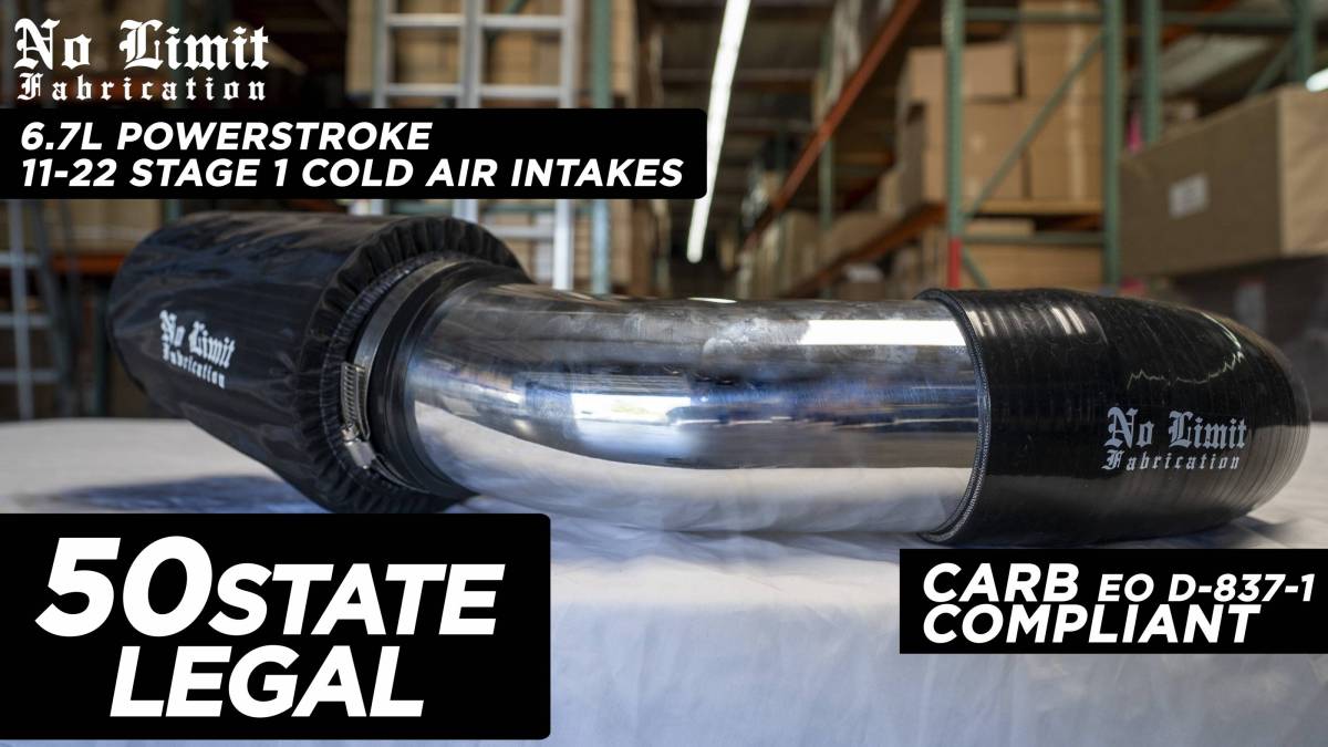 No Limit Fabrication Cold Air Intake Stage 1 — 2017-2019 Power Stroke 6.7L – image 4