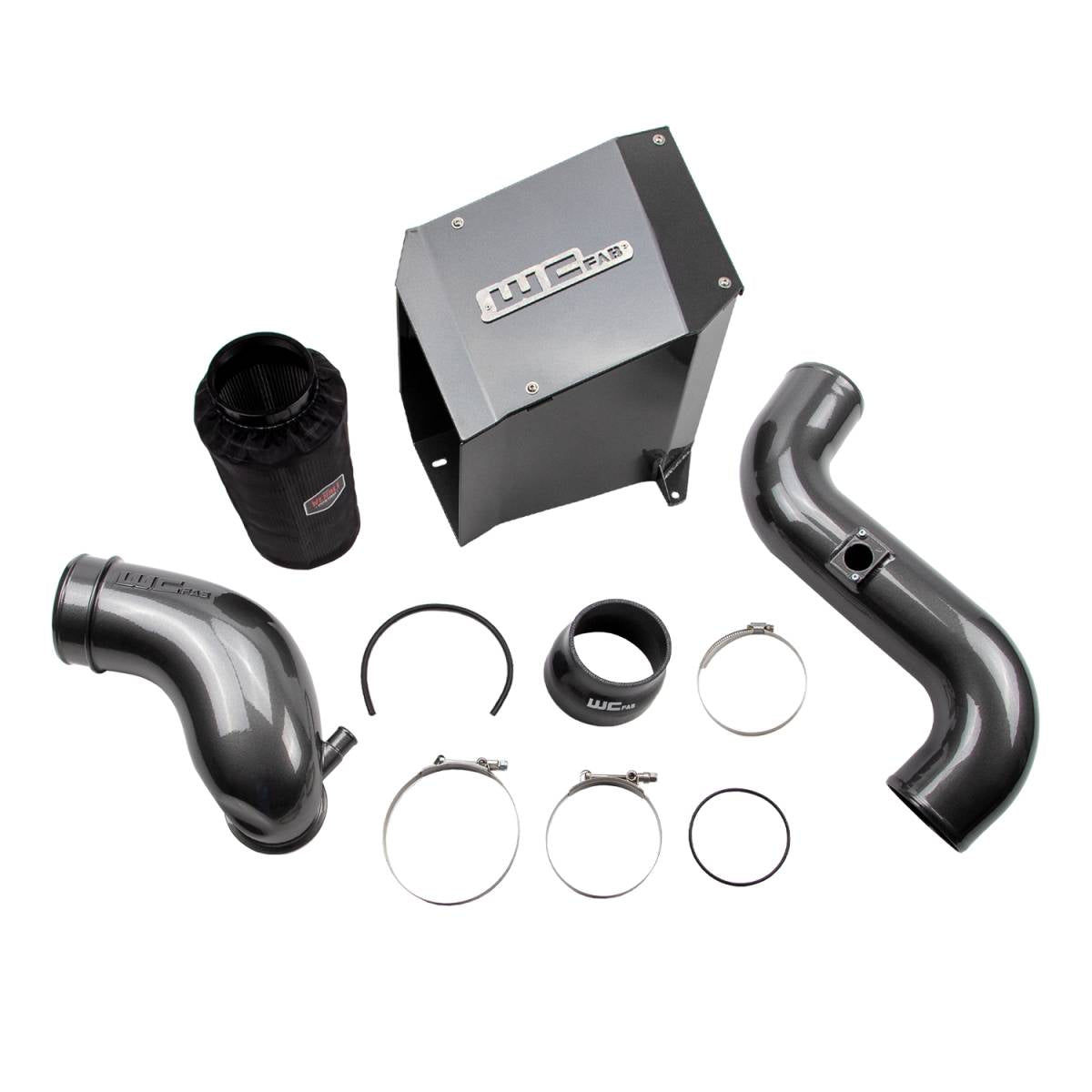 Stage 2 Intake Kit — 2004.5-2005 Duramax LLY 6.6L – WCFab Grey