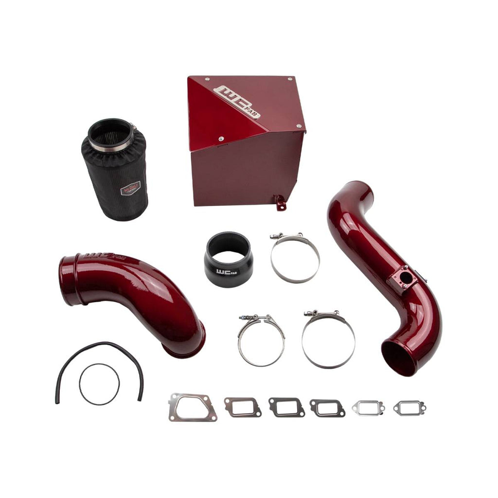 Stage 2 Intake Kit — 2011-2016 Duramax LML 6.6L – WCFab Red