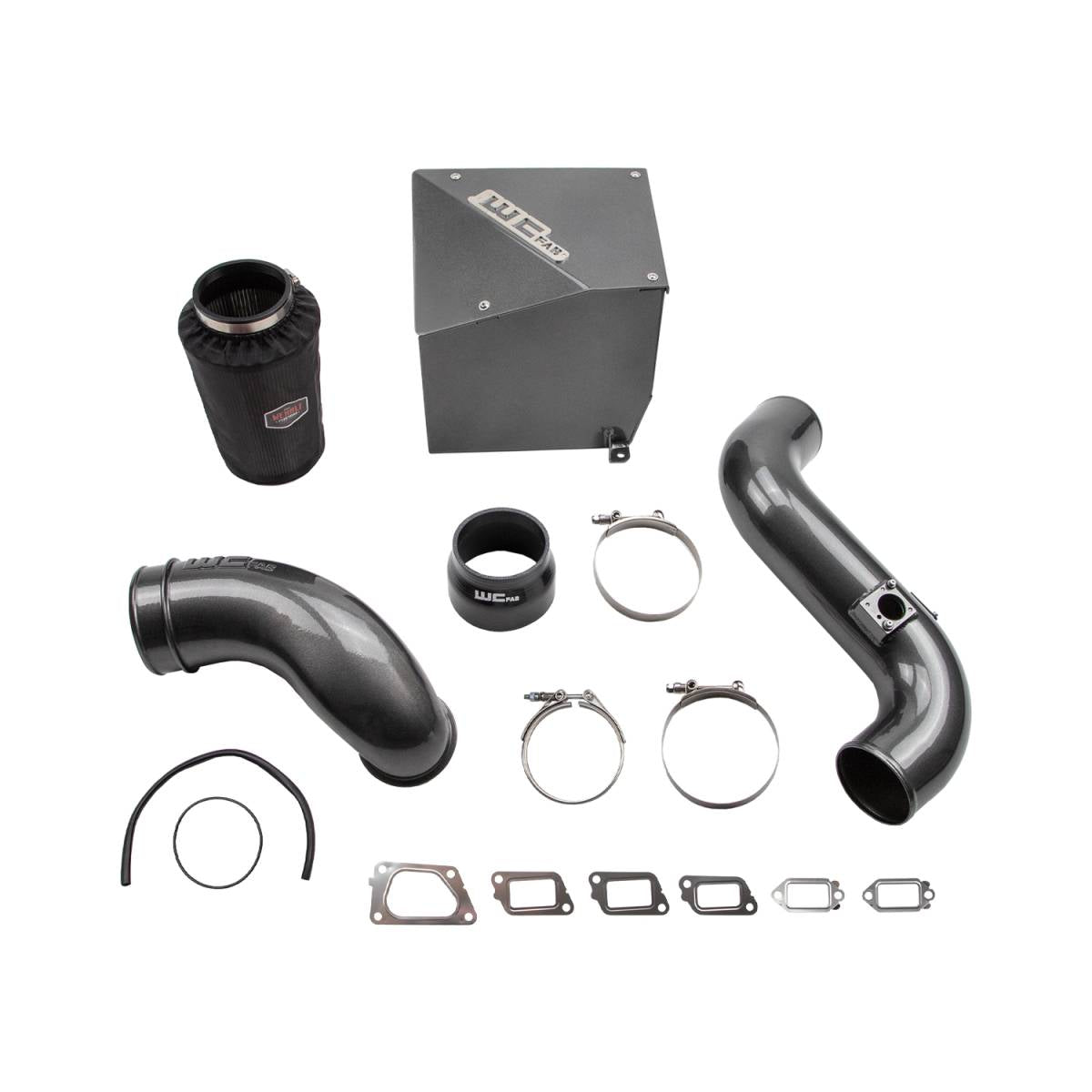Stage 2 Intake Kit — 2011-2016 Duramax LML 6.6L – WCFab Grey