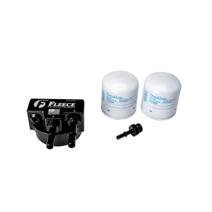 Fleece FPE-FMC-UHFA-1123 Billet Under Hood Fuel Filter Assembly - Ford F-250/350/450/550 6.7L Power Stroke (2011-2024)