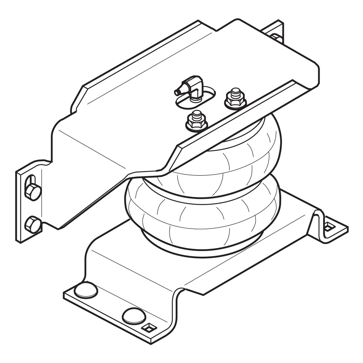 Firestone 2478 Ride-Rite Air Bag Helper Springs - Dodge/Ram 3500 Cab & Chassis (2007-2019)