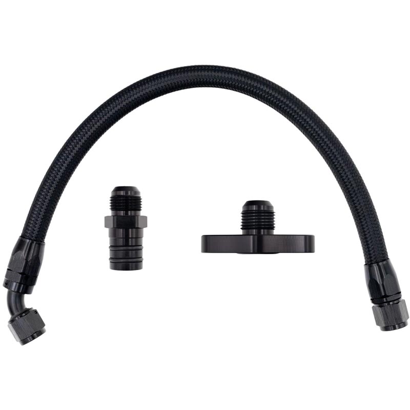 Full Send Diesel Braided 2nd Gen Swap Turbo Drain Kit