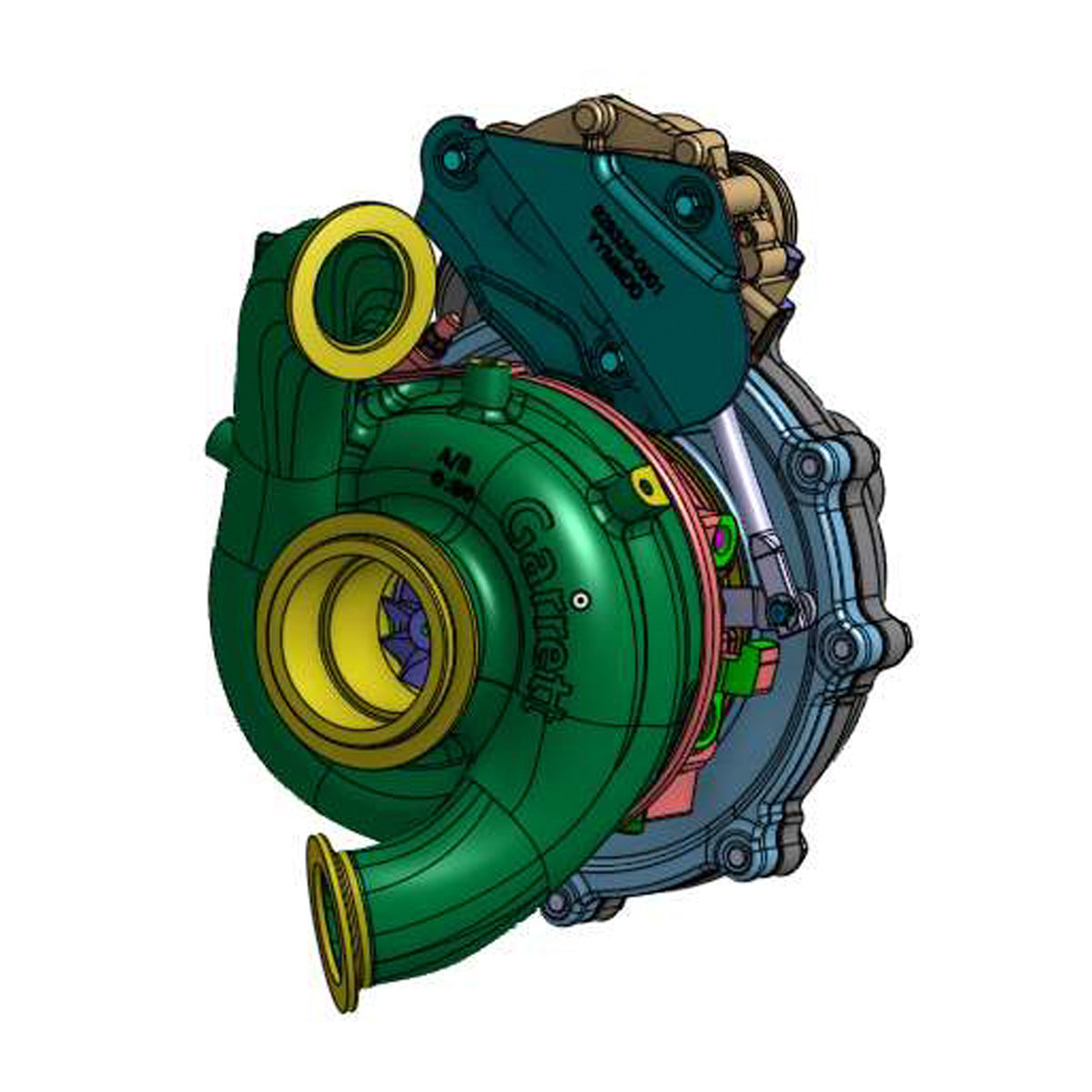 Garrett 925351-5001S New Stock Replacement AVNT3788 Turbocharger - Ford F-350/450/550 Cab & Chassis 6.7L Power Stroke (2020-2023)