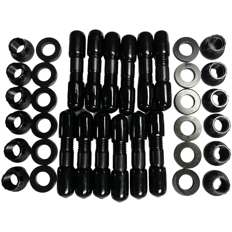 Gator Fasteners HD Exhaust Manifold Stud Kit (Black)