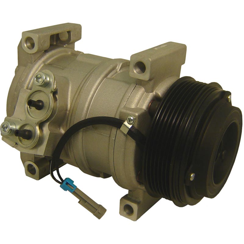 Global Parts Distributors Gpd New a/C Compressor — 2003-2014 GM 2500HD/3500HD Duramax 6.6L