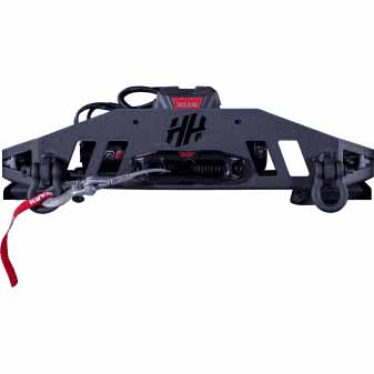 Hammerhead Defender Series Grille Guard Winch Mount — 2020-2023 Chevrolet 2500HD