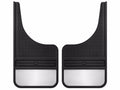 Husky Liners MudDog Rubber Front Mud Flaps with Weight, 12" — 1994-2026 Ford/Ram F-250/F-350/2500/3500/Silverado/Sierra 2500HD/3500HD