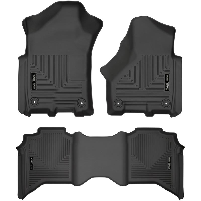 Husky Liners Weatherbeater Front & 2nd Seat Floor Liners - Black