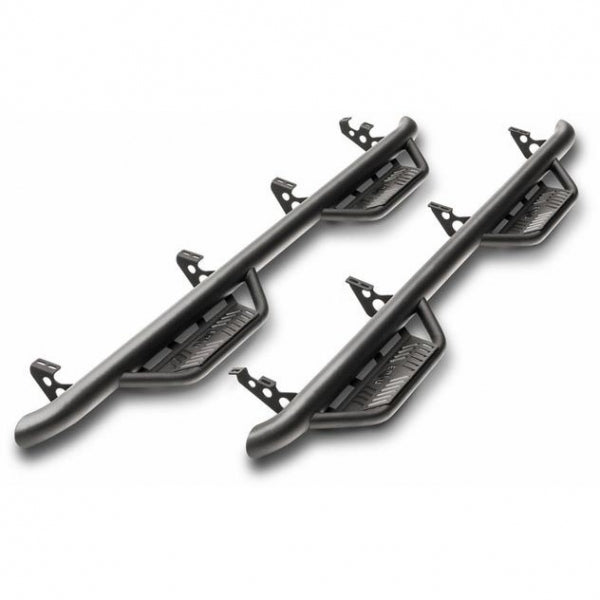 N-Fab Cab Length Textured Black Podium Nerf Bar — 2019-2020 Ram 2500/3500 (Mega Cab)
