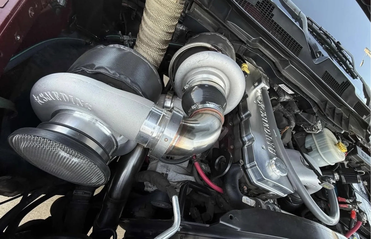 HX40 downpipe with clamp