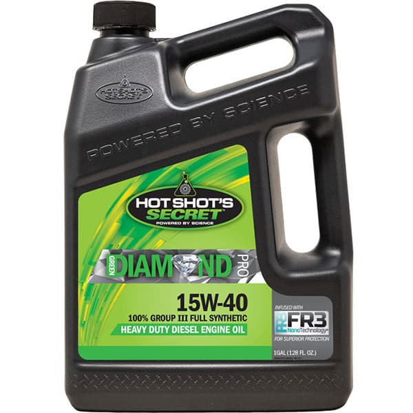 HOT SHOT'S SECRET GREEN DIAMOND 15W-40 FULL SYNTHETIC CK-4 ENGINE OIL