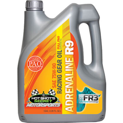 HOT SHOT'S SECRET R1432Z ADRENALINE 85W-140 SYNTHETIC RACING GEAR OIL