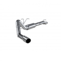 MBRP S5246409 T409 stainless 4 inch resonator-back single side exit for 2011-2016 Ford F-250/F-350/F-450 6.2L gas Crew Cab