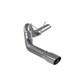 MBRP T409 Stainless Steel 5 Filter Back Single Side — 2011-2012 Ram 2500/3500 Cummins 6.7L
