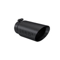 MBRP Exhaust Tip T5053BLK - Black-Coated, 5in OD Dual-Wall Angled, 4in Inlet, 12in