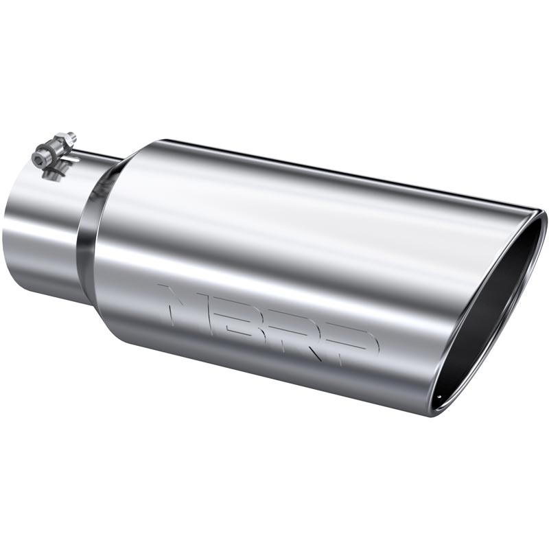 MBRP Rolled Angle Cut Exhaust Tip (5" Inlet, 7" Outlet) — Universal Fit