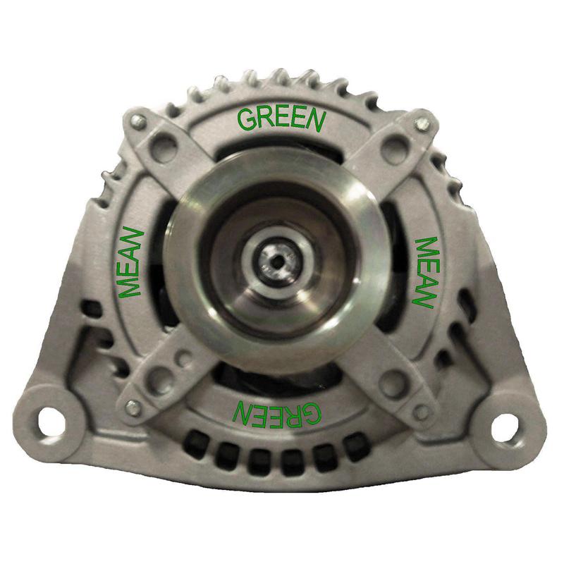 Mean Green High Output Alternator — 2003-2007 Dodge/Ram 2500/3500