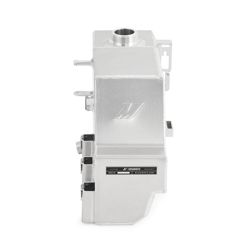 Mishimoto Aluminum Primary Degas Tank (Natural) — 2011-2019 Ford Power Stroke 6.7L