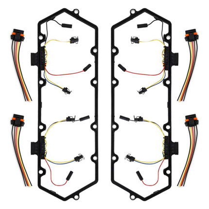 Mishimoto Glow Plug Harness and Gasket Kit - 1994-1997 Ford 7.3L Power Stroke (MMGH-F2D-94)