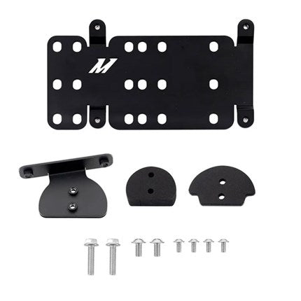 Mishimoto Tow Hook License Plate Relocation Bracket - 2019-2021 Chevrolet Silverado 1500 (MMLP-T1-19)