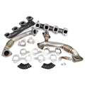 PPE High-Flow Exhaust Manifolds with Up-Pipes — 2007.5-2010 GM Duramax 6.6L LMM