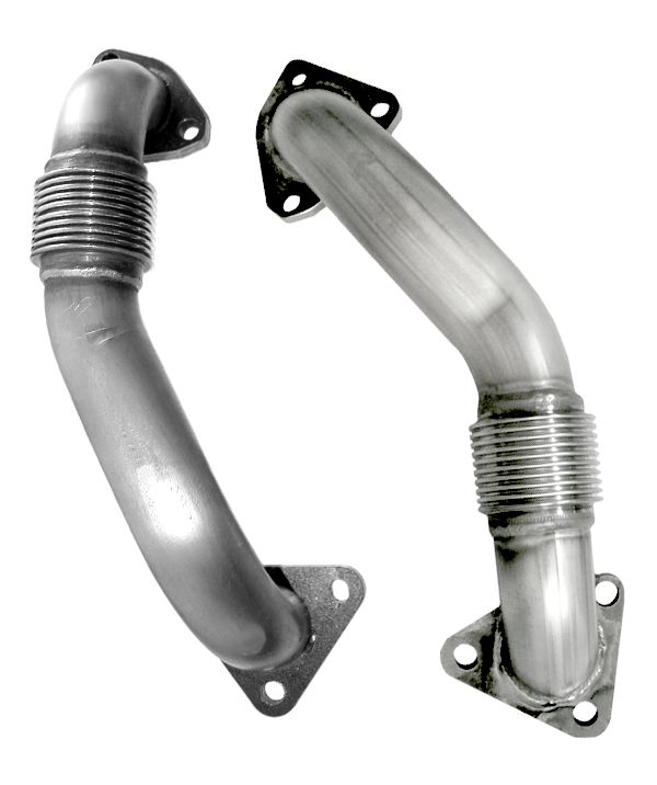 PPE OEM Length Replacement High Flow Up-Pipes Fed and Ca 2001 — 2001-2004 GM Duramax 6.6L