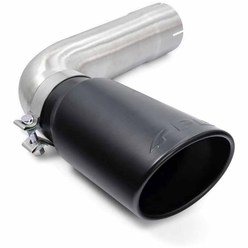 PPE 4-Inch Stainless Tail Pipe Upgrade with Black Exhaust Tip — 2020-2023 GM Duramax 6.6L L5P