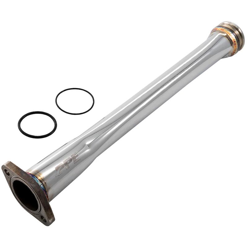PPE Stainless Coolant Tube - Polished (Pump to Oil Cooler)