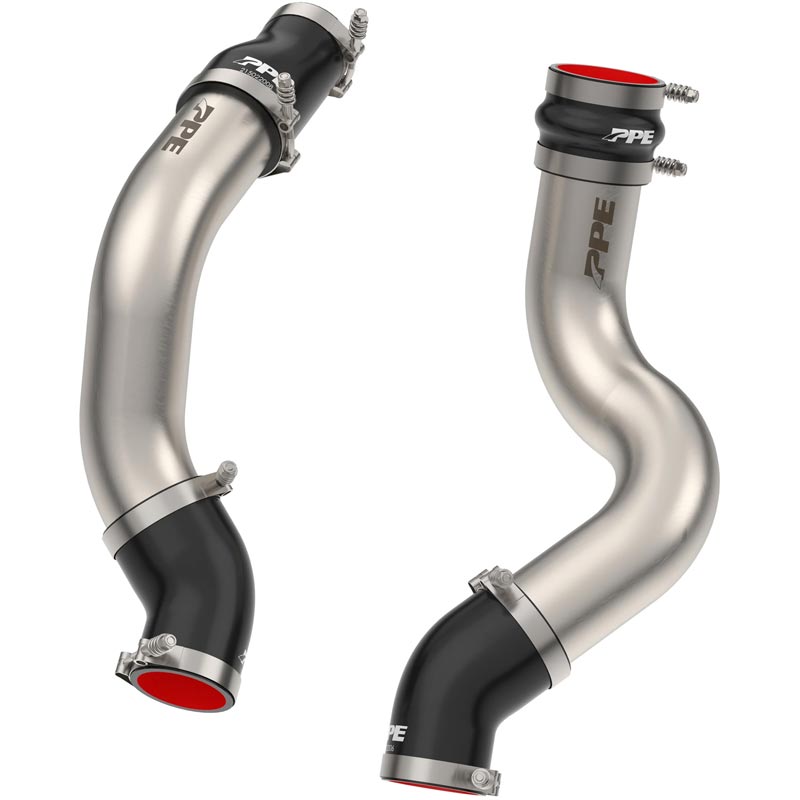PPE Hot & Cold Side Intercooler Pipe Kit - Brushed