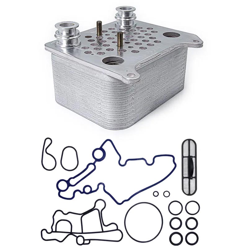 PPE Heavy-Duty Oil Cooler and Gasket Kit — 2003-2007 Ford Power Stroke 6.0L