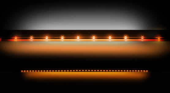 Recon 48in Big Rig LED Running Light Kit 26413 - Amber, 2-Piece
