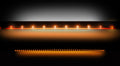 Recon 62in Big Rig LED Running Light Kit 26414 - Amber, 2-Piece