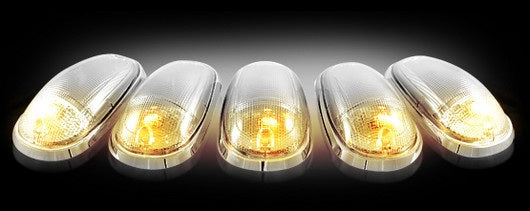 Recon LED Cab Roof Light Kit 264146CLS, Clear Lens - Ram HD 2500/3500 (2003-2018)
