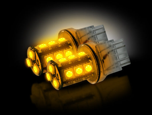 Recon LED Bulbs 264220AM - 3057/3157 Series, Amber (Pair)
