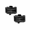Recon LED Scanning Smoked Mirror Lights — 2017-2023 Ford F-250/F-350/F-450 Power Stroke 6.7L
