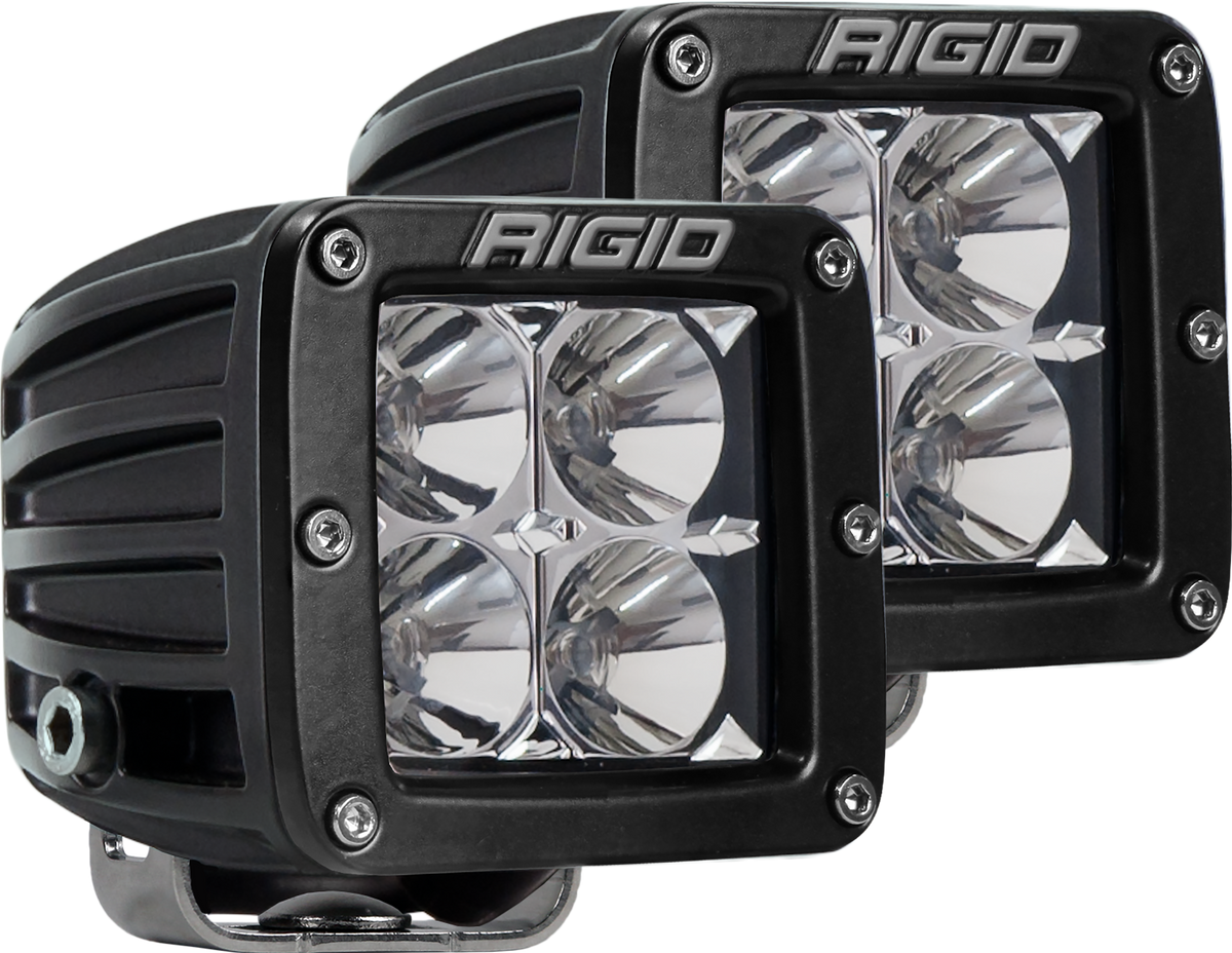 Rigid Industries D-Series Pro LED Light Pair 202113 - Flood, Surface Mount