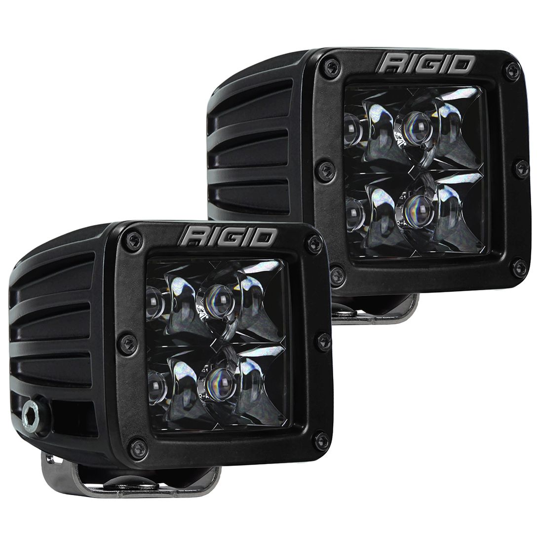 Rigid Industries D-Series Pro LED Light Pair 202213BLK - Spot, Midnight Edition