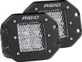 Rigid Industries D-Series Pro LED Light 212513 - Diffused, Flush Mount