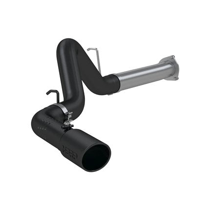 MBRP Armor BLK 4in Filter-Back Exhaust Single Side Exit - 2007.5-2010 GM Duramax LMM (S6026BLK)