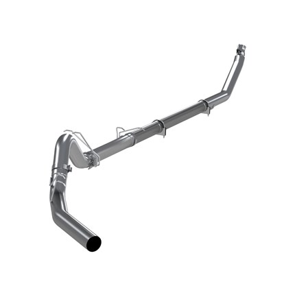 MBRP Armor Plus T409 Stainless 4in Turbo-Back Exhaust No Muffler - 1998.5-2002 Dodge/Ram 2500/3500 5.9L Cummins (S6100SLM)
