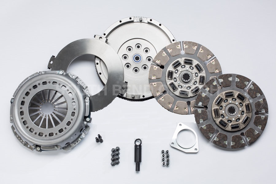 South Bend Clutch SDD3250-5G Organic/Ceramic Street Dual Disc Clutch — 1988-1993 Dodge Cummins