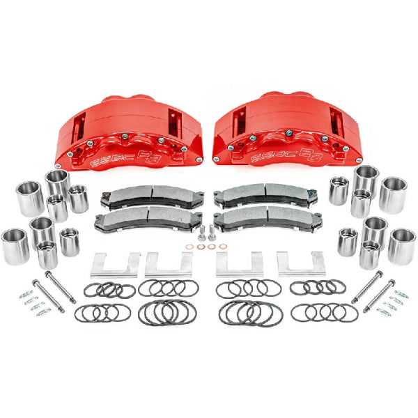 SSBC-USA B8 Barbarian Red Brake Calipers (Front)